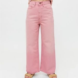 Urban Outfitters BDG high and wide Jean in rose